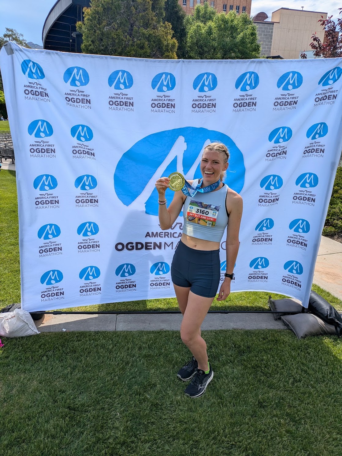 Ogden half marathon entry (I won!)