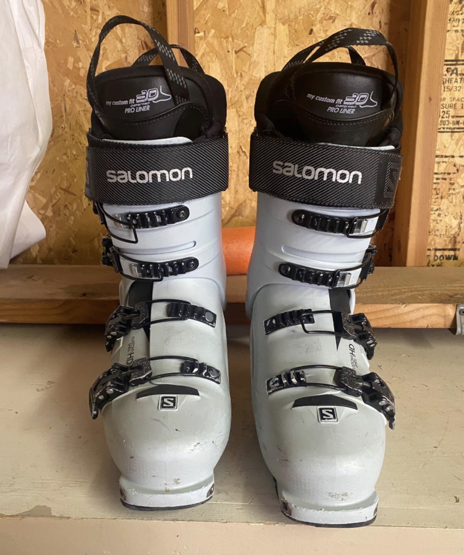 Ski boots! If you haven't noticed by now, I'm a ski instructor.